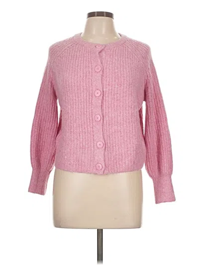 Pre-owned Willow & Wind Cardigan Sweater In Pink