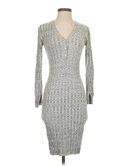 Pre-owned Willow & Wind Casual Dress In Gray