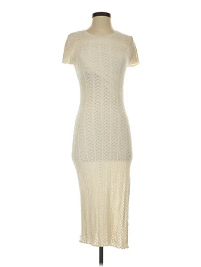 Pre-owned Willow & Wind Casual Dress In Ivory