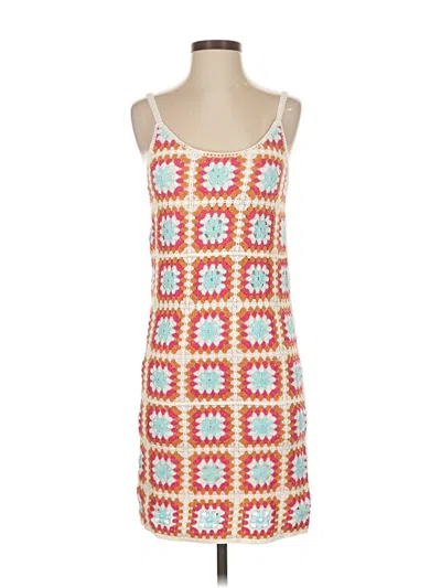 Pre-owned Willow & Wind Casual Dress In Orange