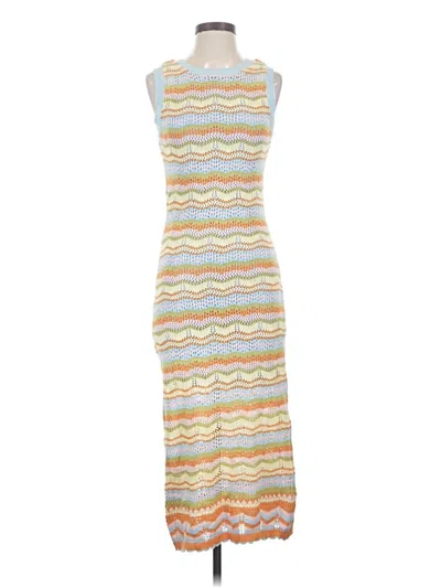 Pre-owned Willow & Wind Casual Dress In Yellow