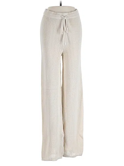 Pre-owned Willow & Wind Casual Pants In Ivory