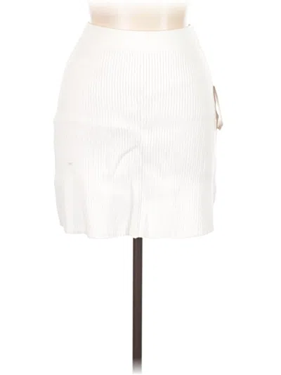 Pre-owned Willow & Wind Casual Skirt In White