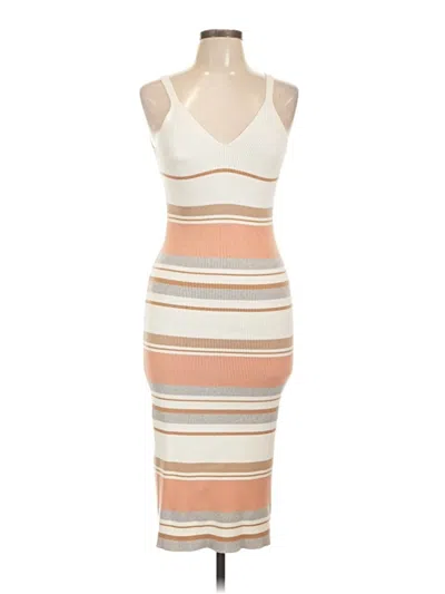 Pre-owned Willow & Wind Cocktail Dress In Brown