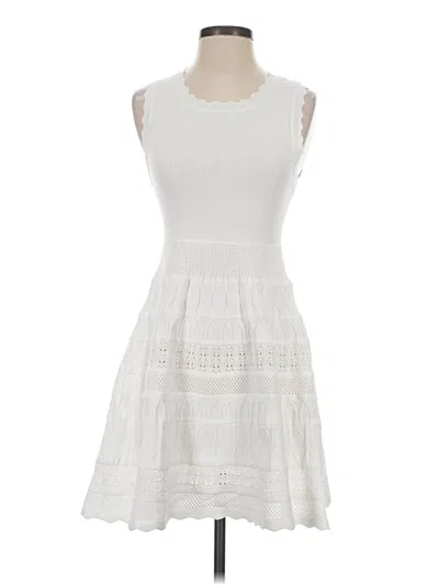 Pre-owned Willow & Wind Cocktail Dress In White