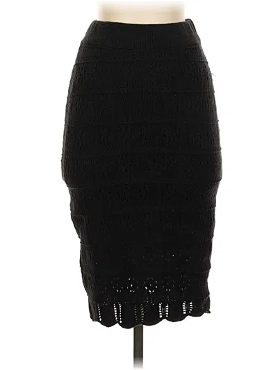 Pre-owned Willow & Wind Formal Skirt In Black