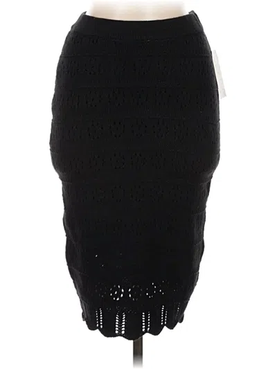 Pre-owned Willow & Wind Formal Skirt In Black