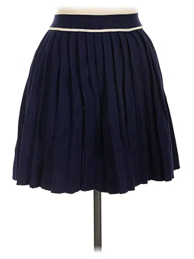 Pre-owned Willow & Wind Formal Skirt In Blue