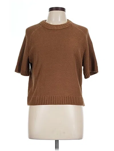 Pre-owned Willow & Wind Pullover Sweater In Brown