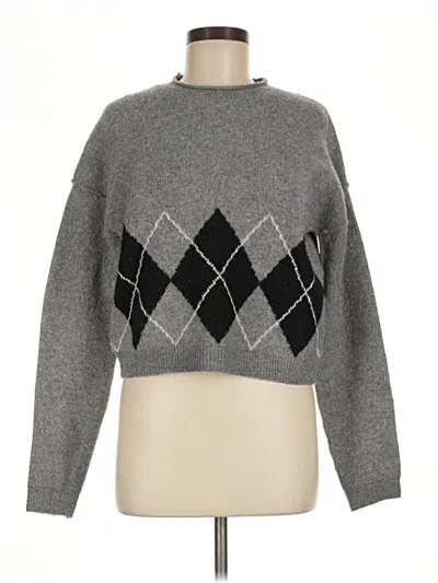 Pre-owned Willow & Wind Pullover Sweater In Gray