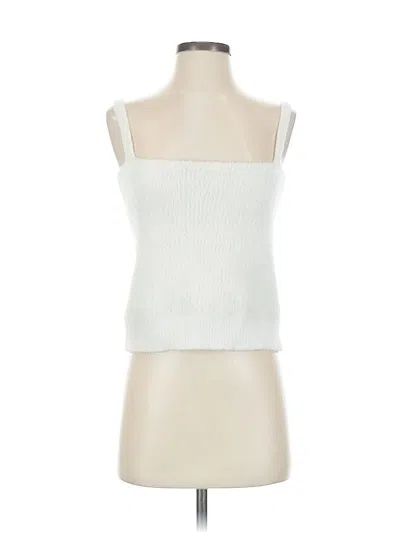 Pre-owned Willow & Wind Sleeveless Top Ivory Strapless Neckline Tops In White