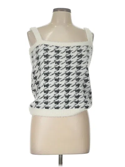 Pre-owned Willow & Wind Sleeveless Top Ivory Strapless Neckline Tops In White