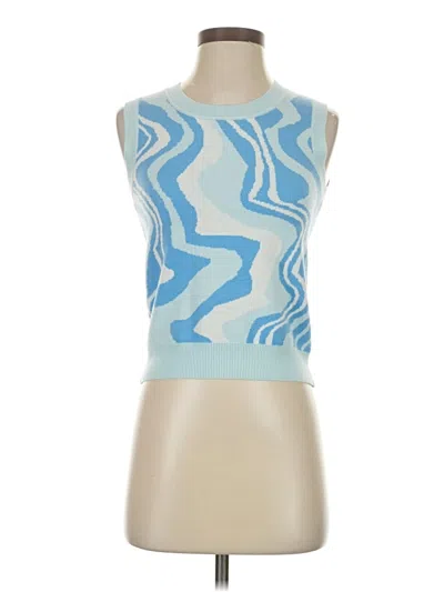 Pre-owned Willow & Wind Sweater Vest In Blue
