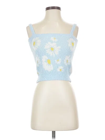 Pre-owned Willow & Wind Sweater Vest In Blue