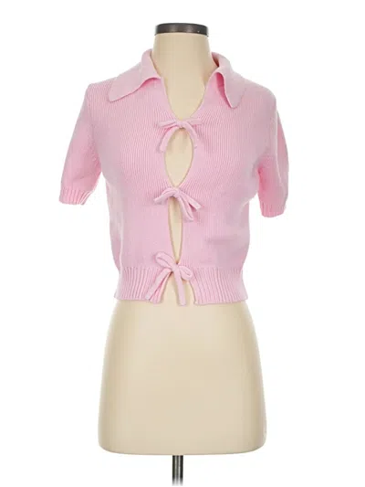 Pre-owned Willow & Wind Sweater Vest In Pink