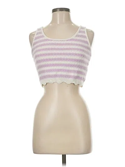 Pre-owned Willow & Wind Sweater Vest In Purple