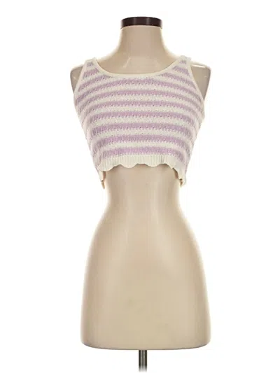 Pre-owned Willow & Wind Sweater Vest In Purple