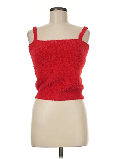 Pre-owned Willow & Wind Sweater Vest In Red