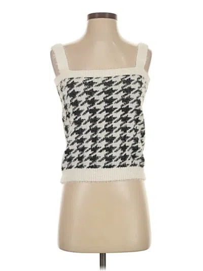 Pre-owned Willow & Wind Sweater Vest In White