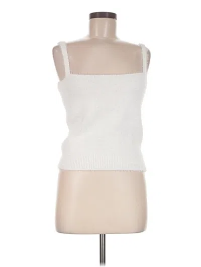 Pre-owned Willow & Wind Sweater Vest In White