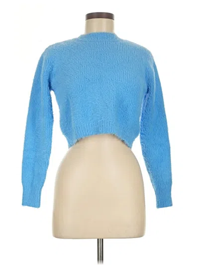 Pre-owned Willow & Wind Turtleneck Sweater In Blue