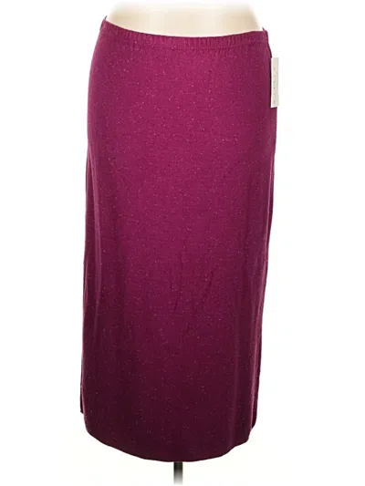 Pre-owned Willow Casual Skirt In Burgundy