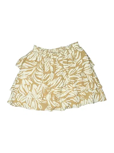 Pre-owned Willow Casual Skirt In Tan
