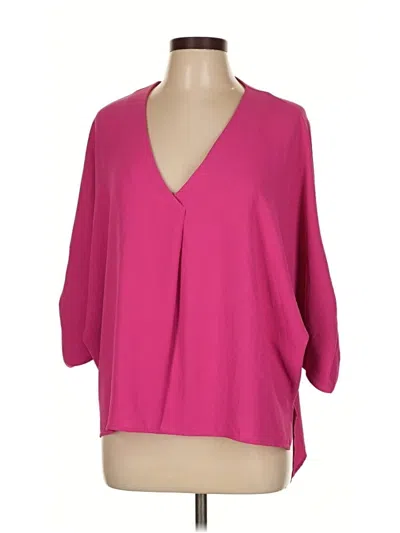 Pre-owned Willow Drive 3/4 Sleeve Blouse In Pink