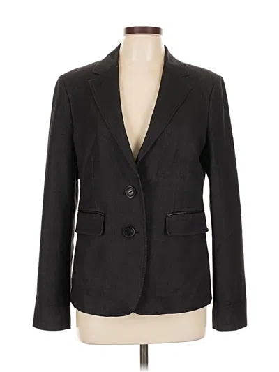 Pre-owned Willow Glenn By Andrew Marc Blazer Jacket In Gray