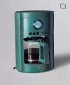 Willow Kitchen 12 Cup Coffee Maker – Programmable Brewing Options With Timer, Beautiful Design, Glass Pot In Green