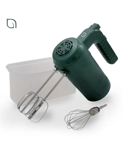 Willow Kitchen 5-speed Control Hand Mixer In Green