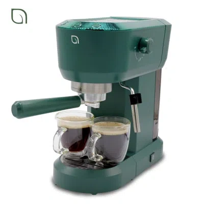 Willow Kitchen Espresso Machine With Single Shot And Double Shot Espresso Filter Options - One Touch Activa In Forest Moss