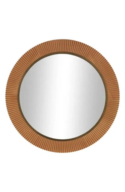 Willow Row Wood Wall Mirror In Transparent