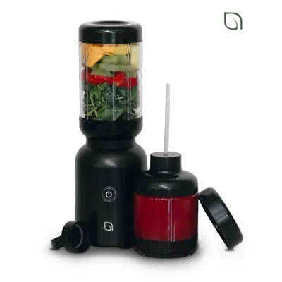 Willow Warrior Blender Crafted From 99% Recycled Plastics With Powerful Blending For Smoothies, Frozen Drin In Black