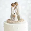 Willows Around You Cake Topper In White