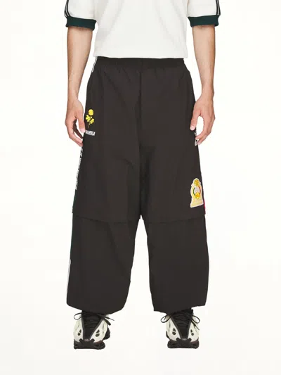 Willy Chavarria Adidas X Chavarria Oversized Woven Anthem Trackpant In Brown