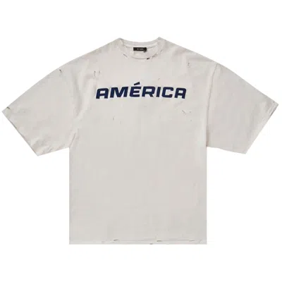 Pre-owned Willy Chavarria America Northsider Tee 'white' | Men's Size L