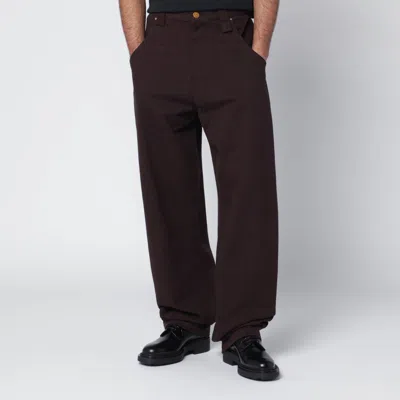 Willy Chavarria Bad Boy Brown Jeans In Black