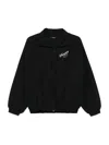 Willy Chavarria Polyester  Rubber Jackets In Black