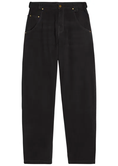 Willy Chavarria Bad Boy Straight-leg Jeans In Black