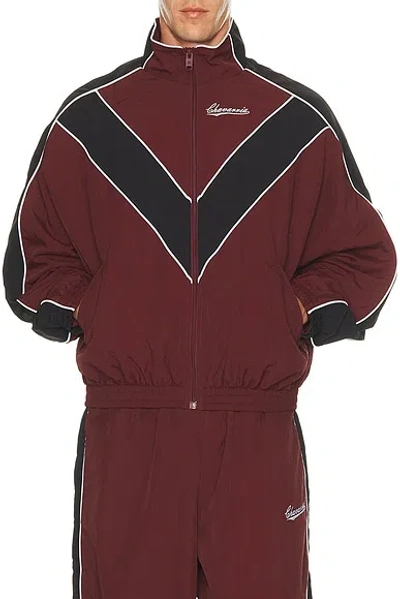 Willy Chavarria Bad Boy Chevron-panelled Logo-embroidered Jacket In Black