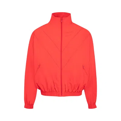 Pre-owned Willy Chavarria Bad Boy Track Jacket 'fiery Red' | Men's Size M