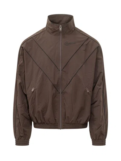Willy Chavarria Bad Boy Track Jacket In Brown