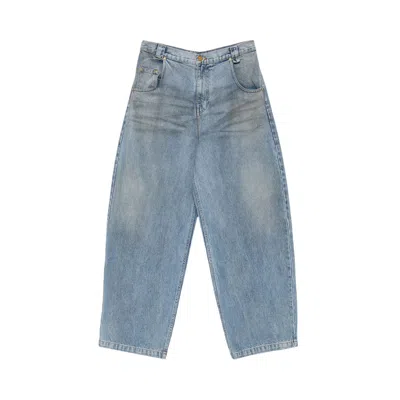 Pre-owned Willy Chavarria Bad Girl Denim Pants 'blue Denim' | Women's Size 26