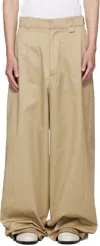 Willy Chavarria Beige Chino Trousers In Neutral