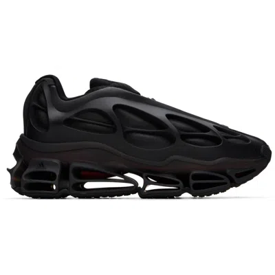 Willy Chavarria Black Adidas Edition Megaride Bones Sneakers In Core Black/core Blac