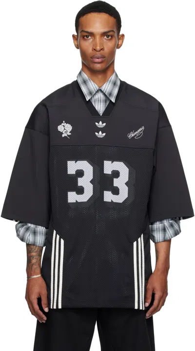 Willy Chavarria Black Adidas Originals Edition Football Jersey In Multi