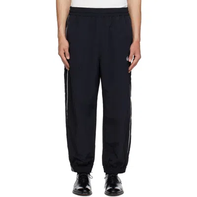 Willy Chavarria Black Bad Boy Track Pants