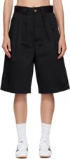 Willy Chavarria Black Borracho Shorts In Black