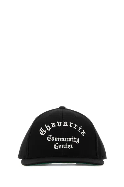 Willy Chavarria Black Canvas Baseball Cap